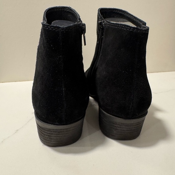 Lucky Brand Black Suede Bessie Ankle Booties - Picture 7 of 11